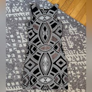 Speechless Juniors Dress Black and Pink Glitter Patterned